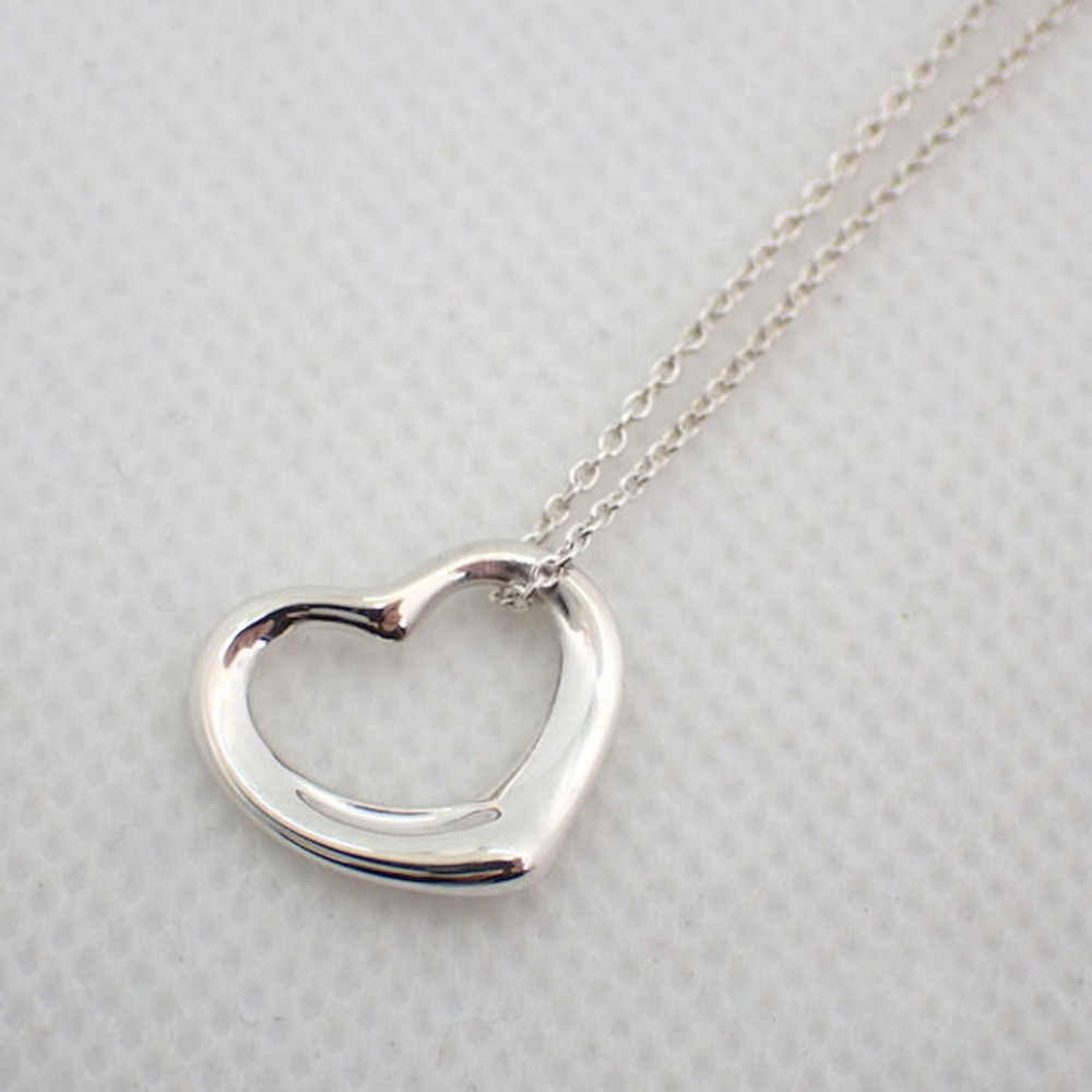 TIFFANY 925 open heart pendant necklace - Picture 6 of 10